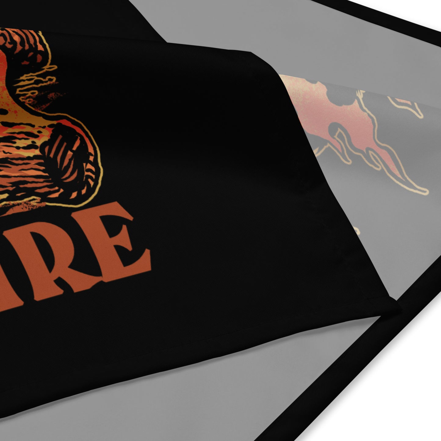 Wildfire Cigars Vulture on Campfire bandana zoomed in