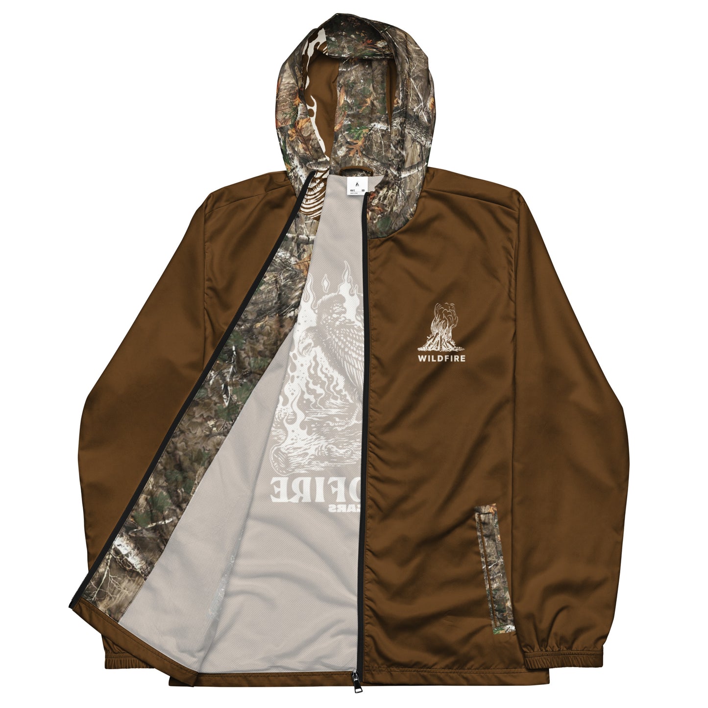 Wildfire Men’s brown camo Vulture windbreaker