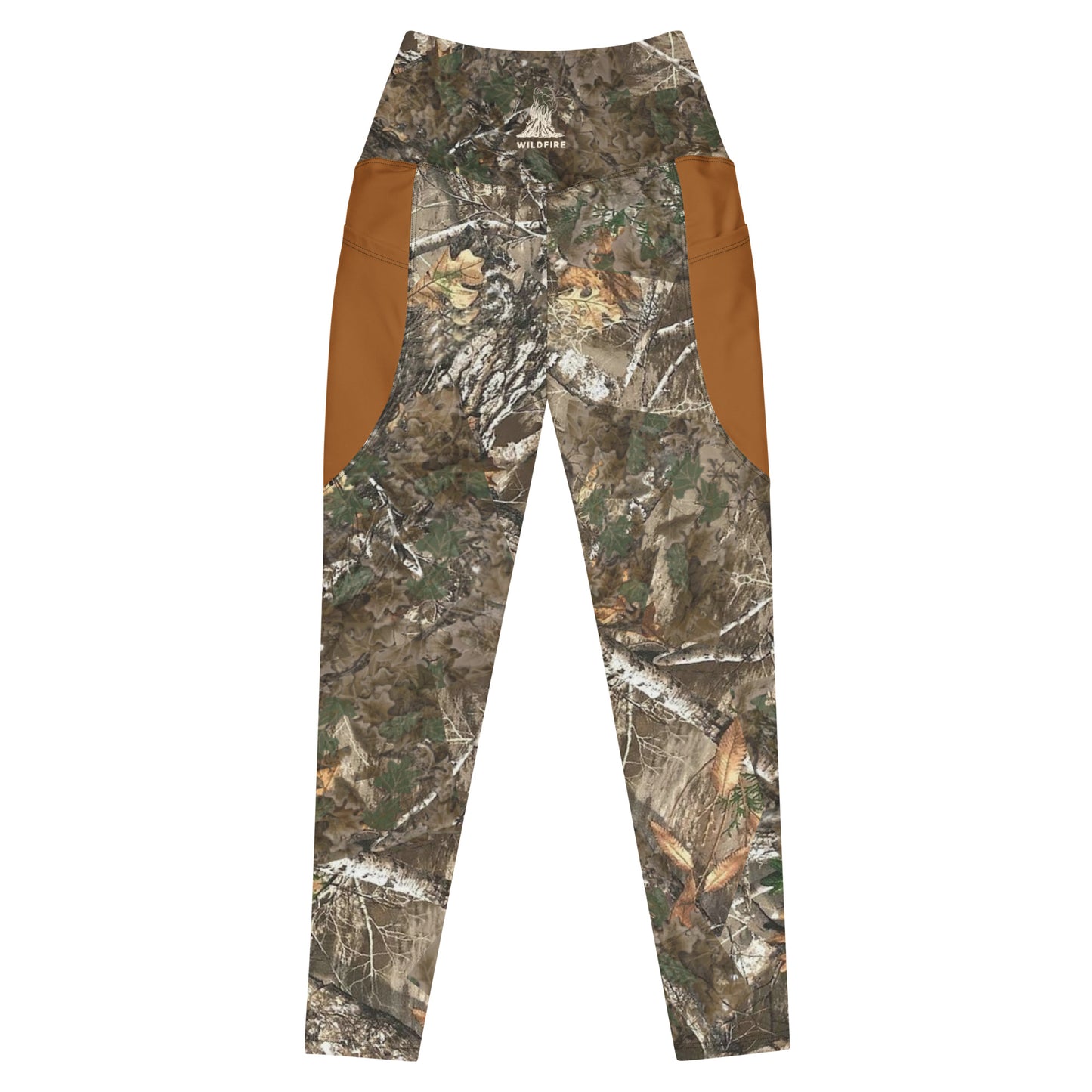 Wildfire Cigars Camouflage Camel and activewear leggings front view