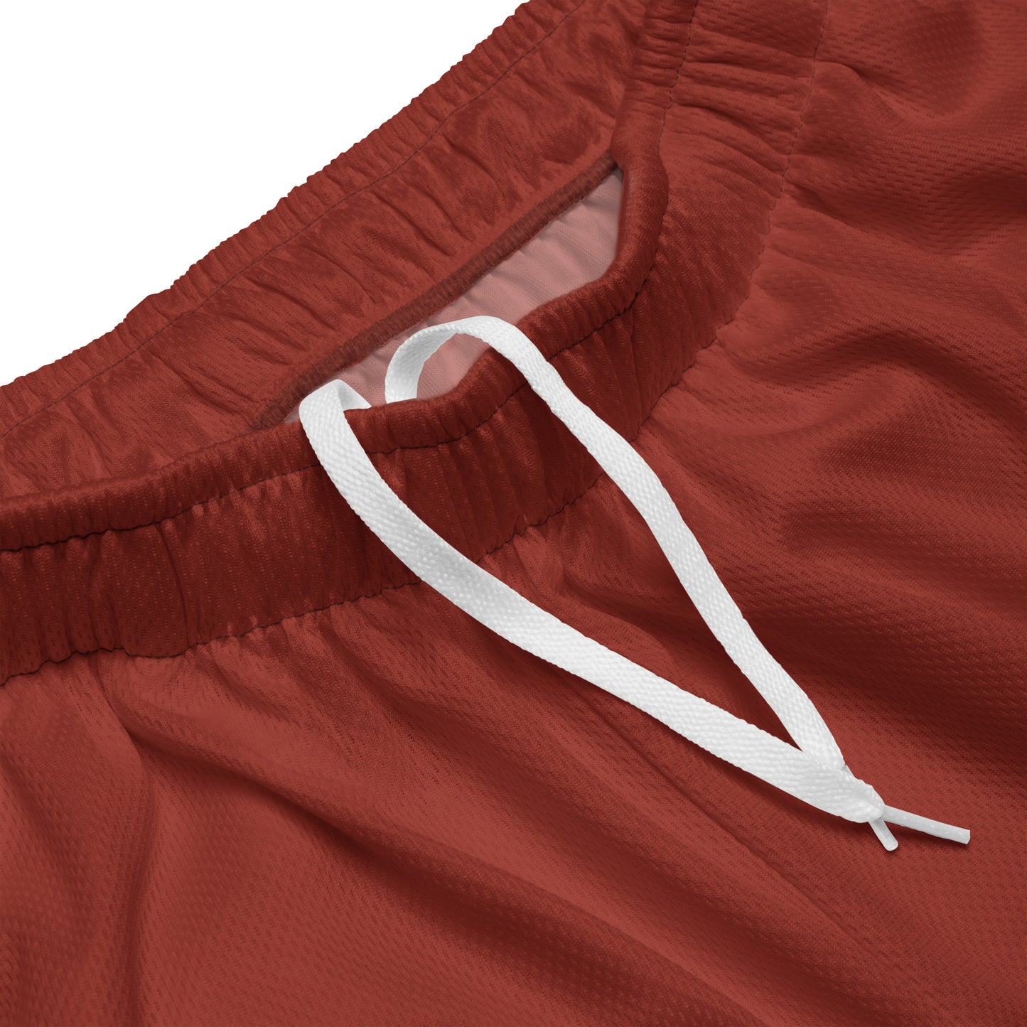 Wildfire Cigars mesh shorts in red gold brown and white