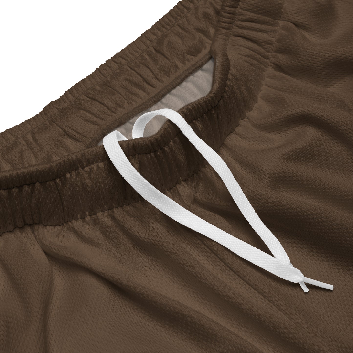 Wildfire Cigars mesh shorts in brown red gold and white