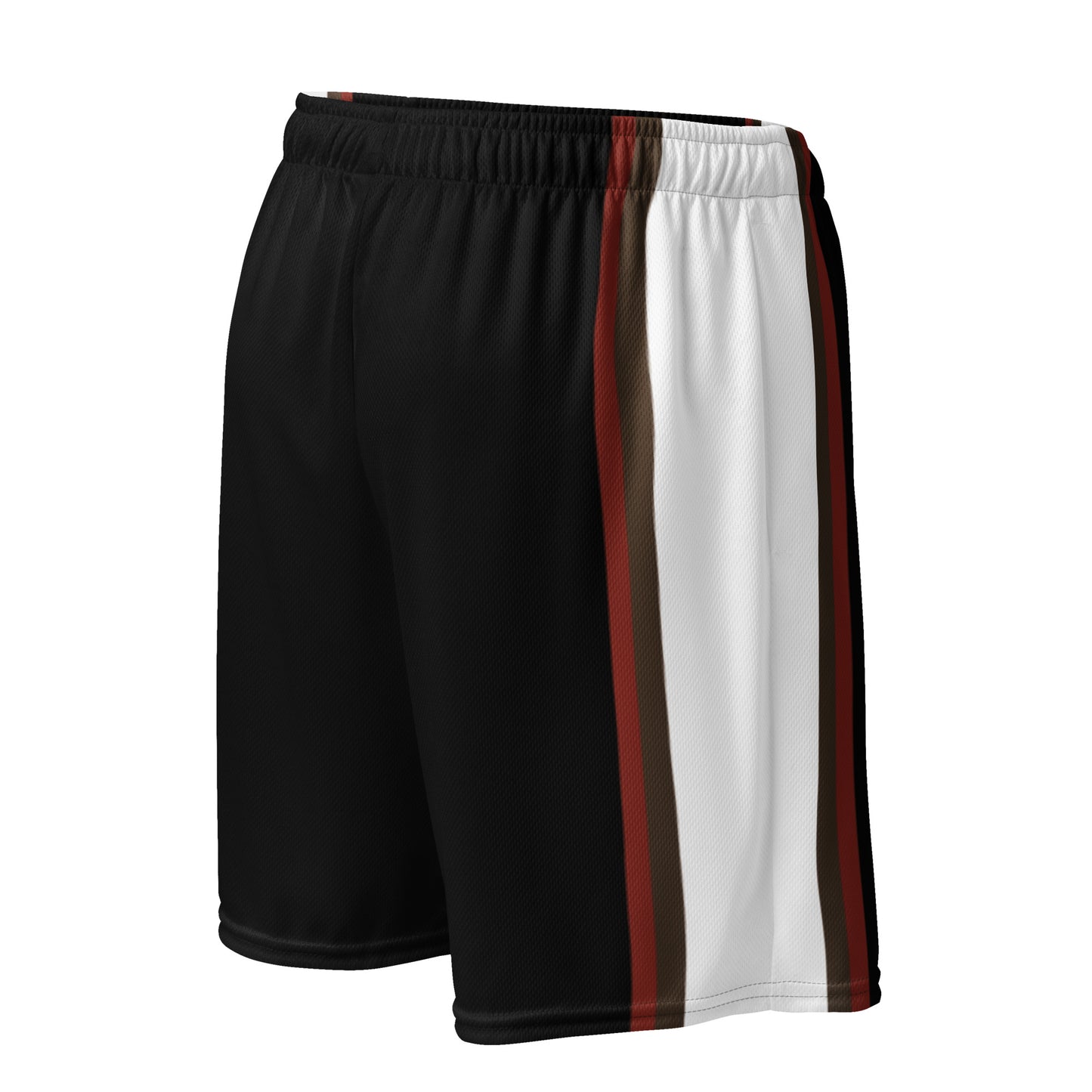 Wildfire Cigars mesh shorts in black red brown and white