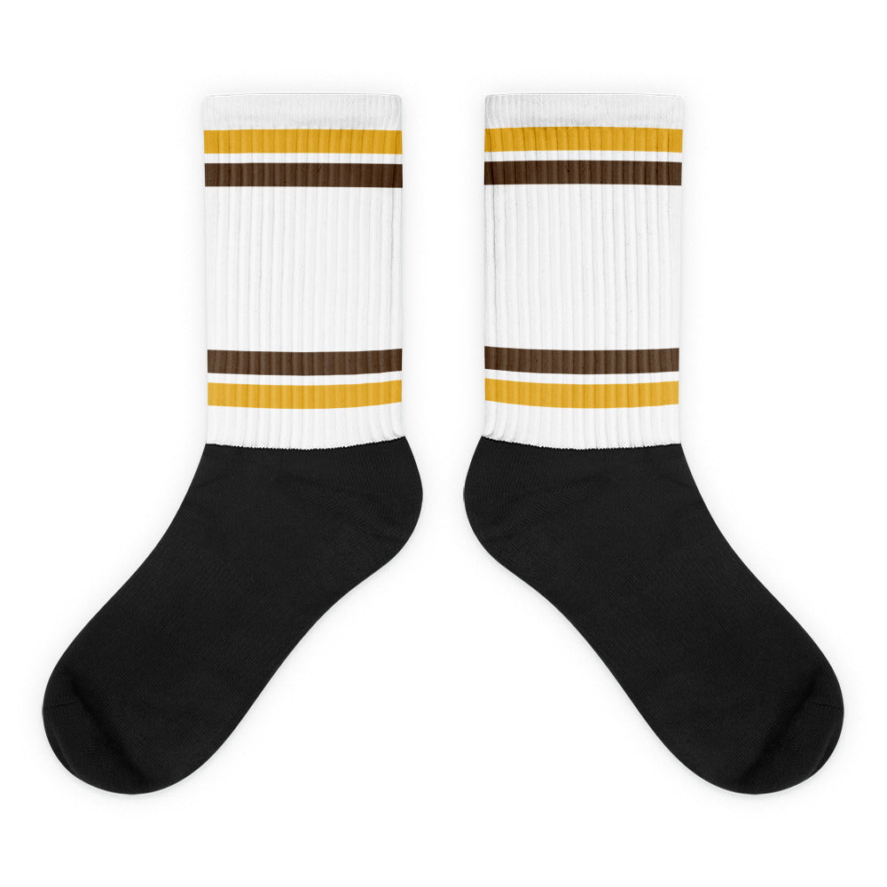 Wildfire Cigars Camp Counselor Socks facing the back