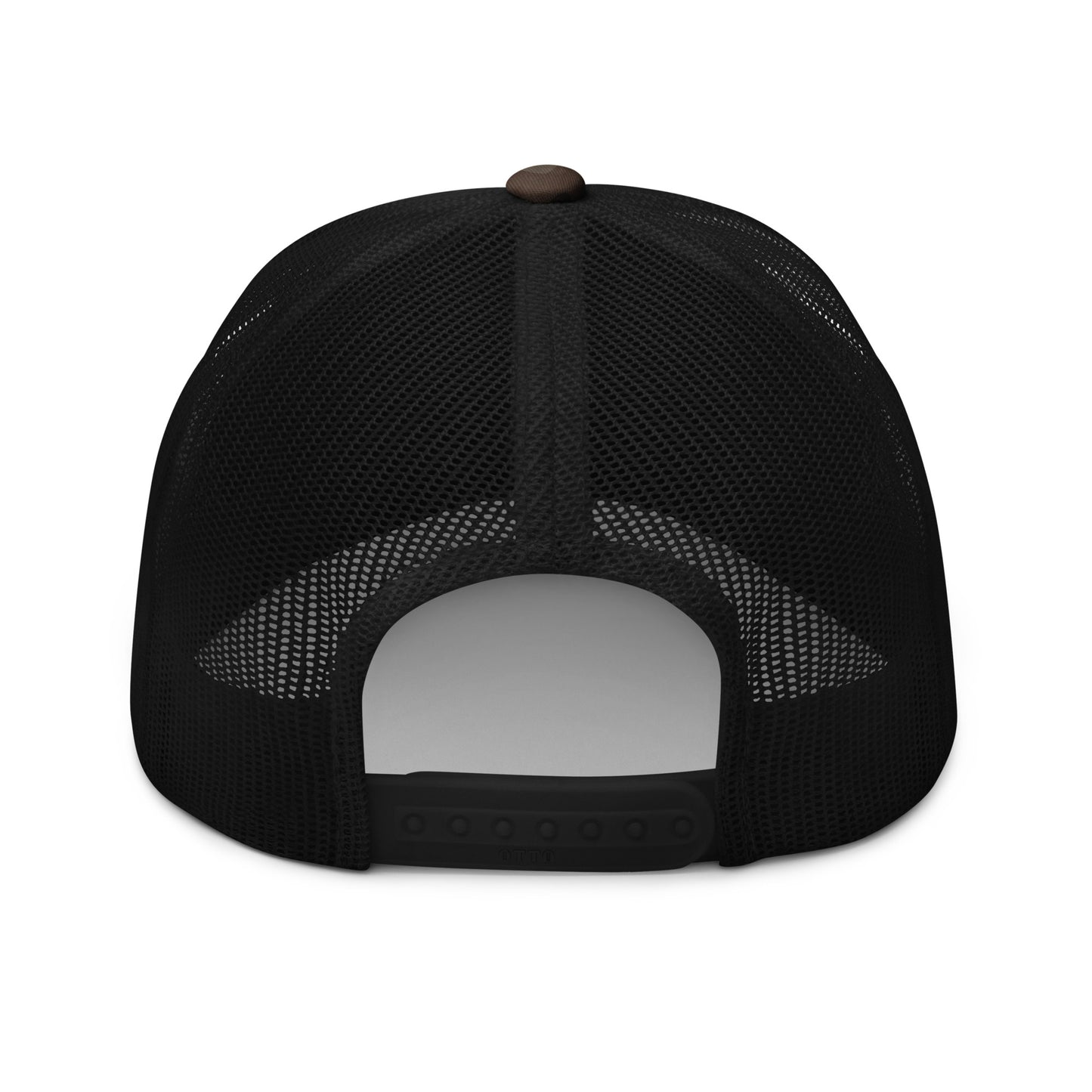 Wildfire Cigars Camouflage trucker hat facing the back