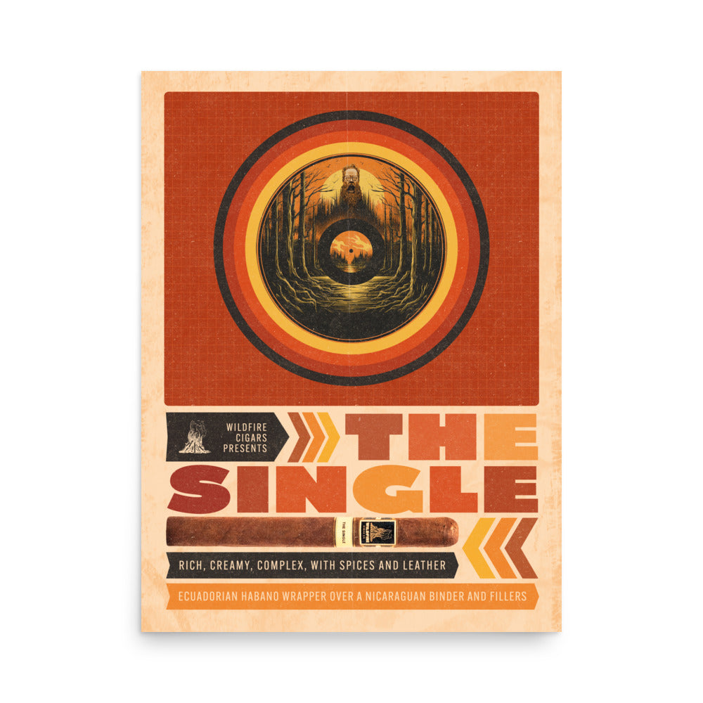Wildfire Cigars The Single cigar poster print