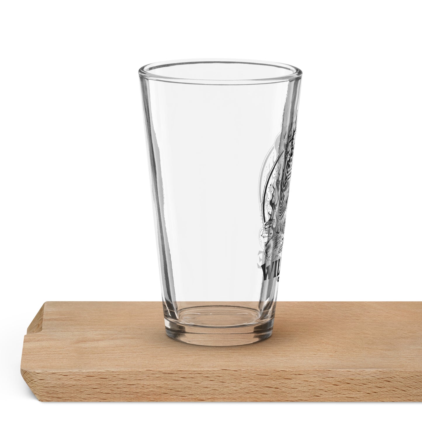 Wildfire Cigars, cigar accessories, vulture logo pint glass