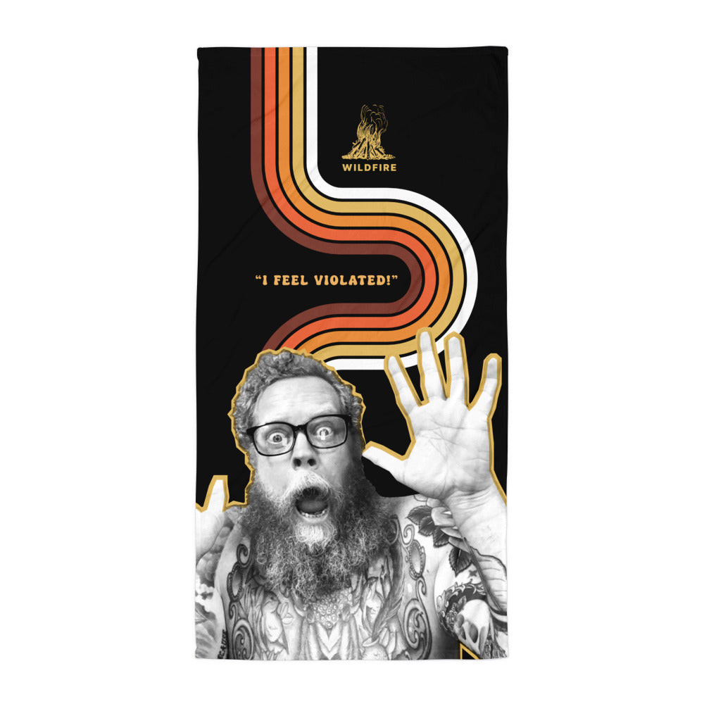 Wildfire Cigars retro Camp Counselor sublimated towel
