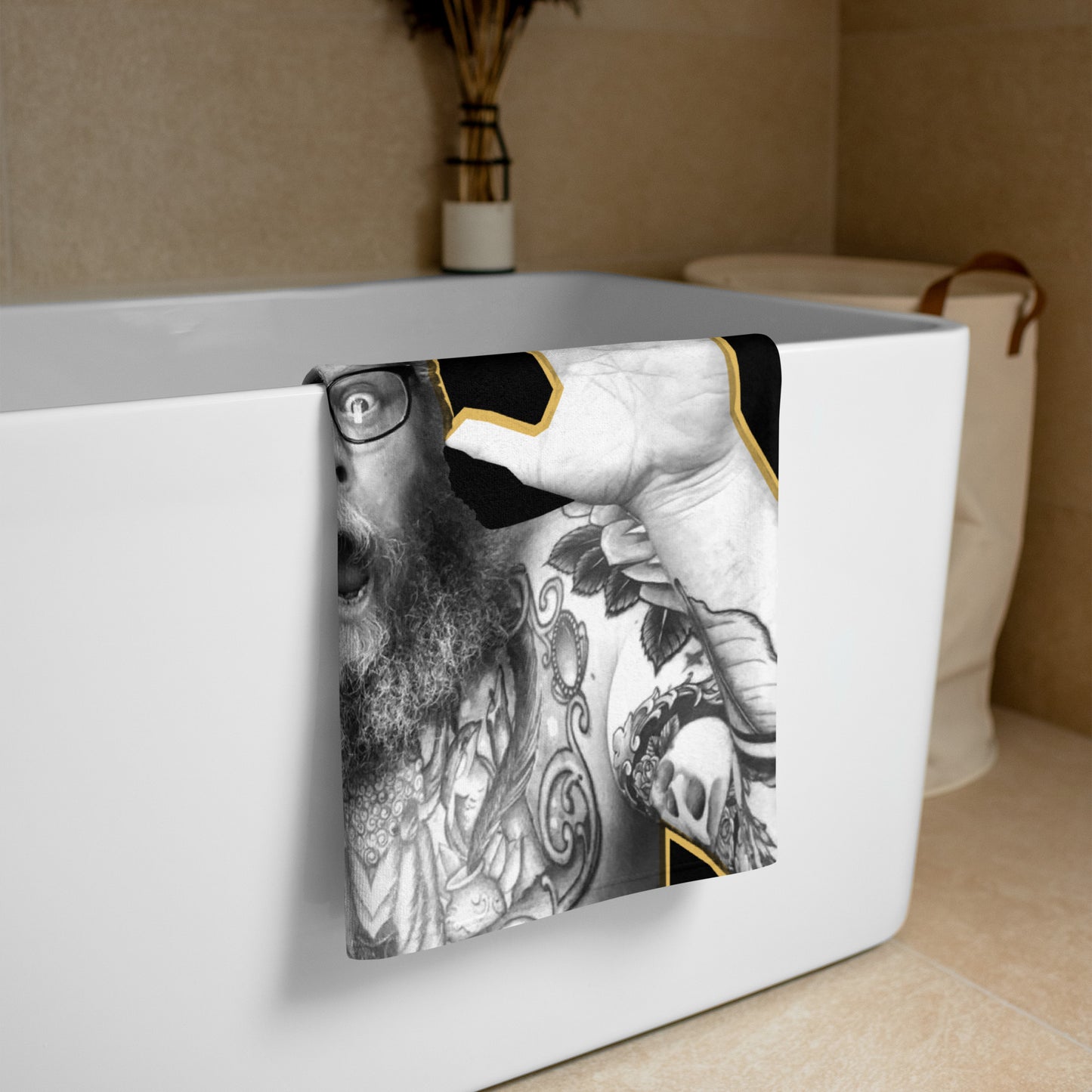Wildfire Cigars retro Camp Counselor sublimated towel