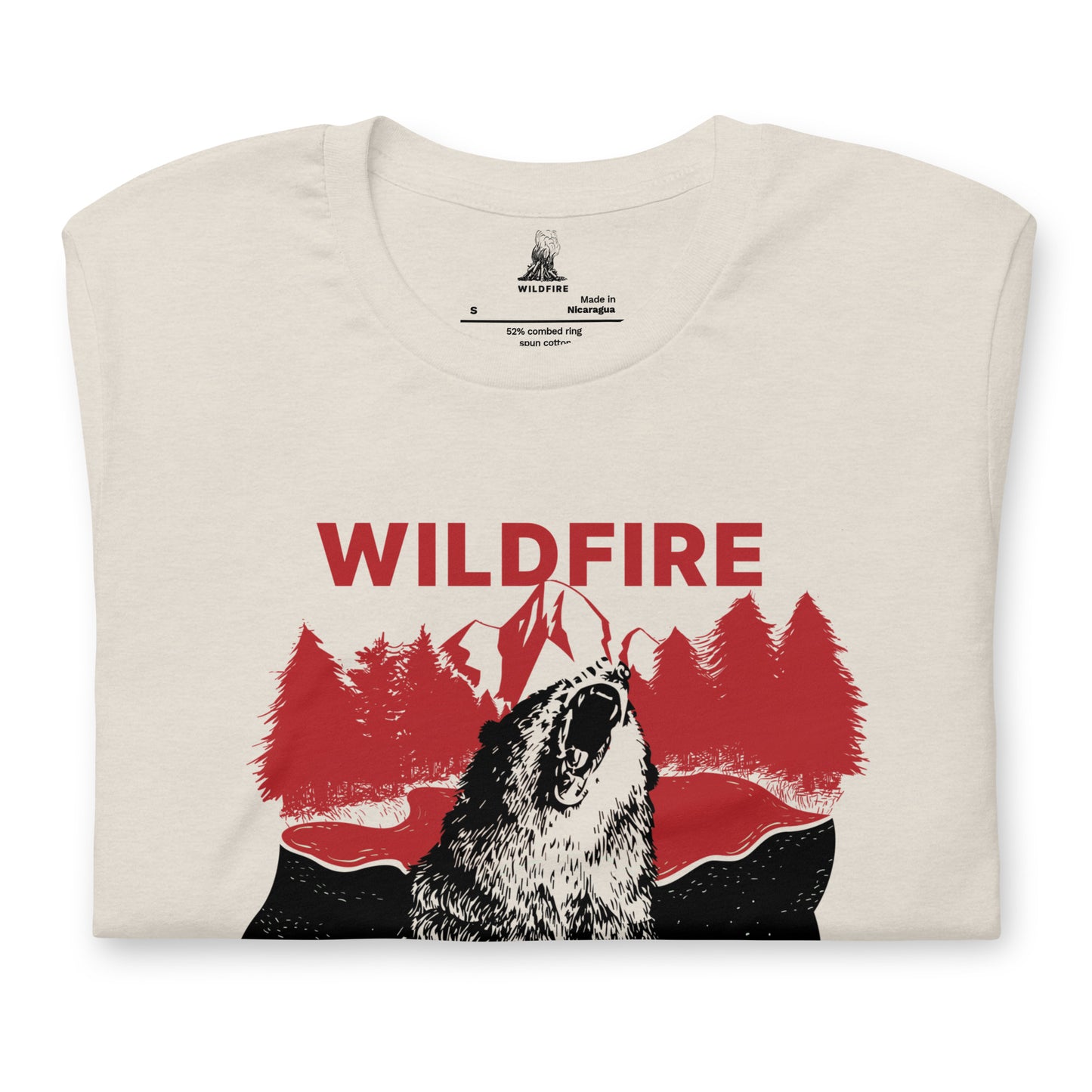 Wildfire Cigars Artaois cream cigar t-shirt folded