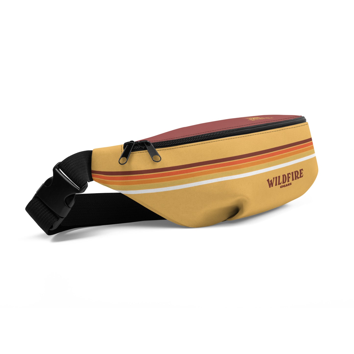 Wildfire Cigars retro camp counselor fanny pack from the front right