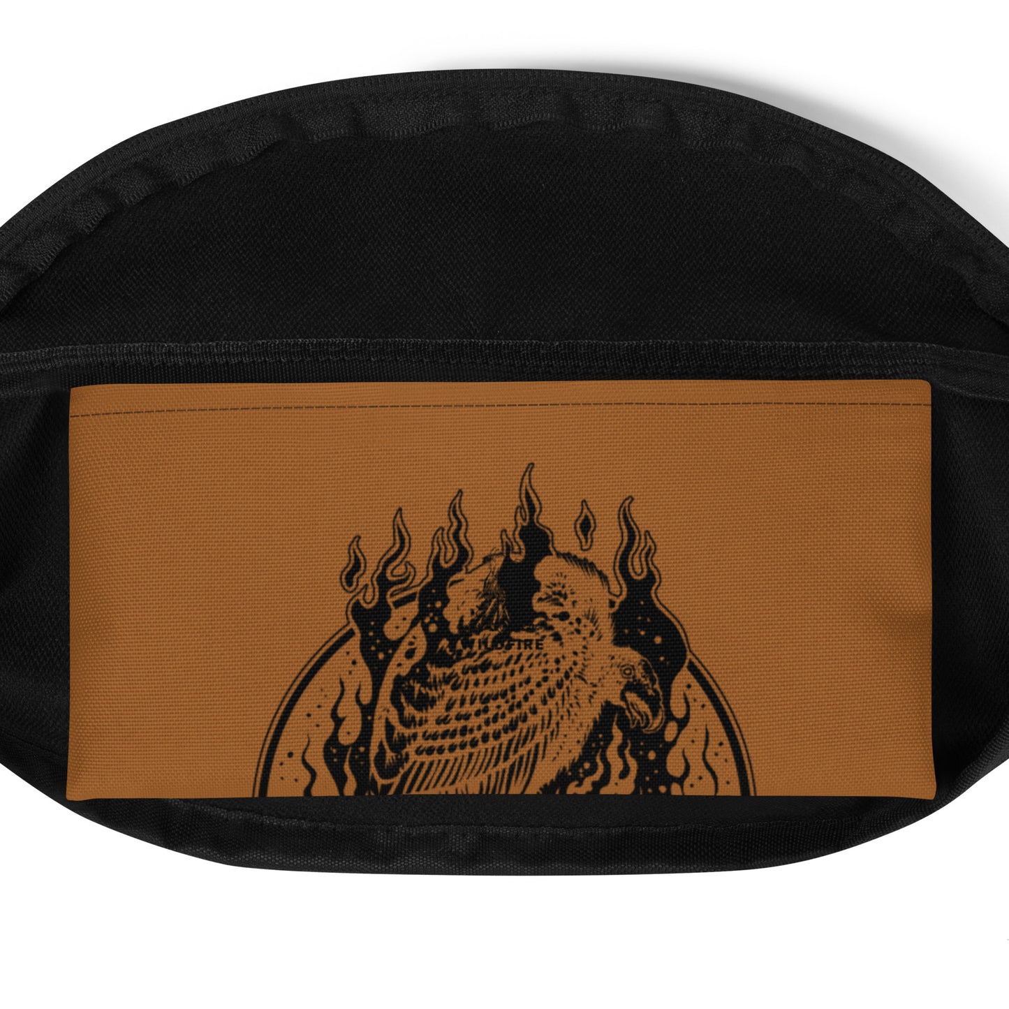 Wildfire Cigars retro striped fanny pack details