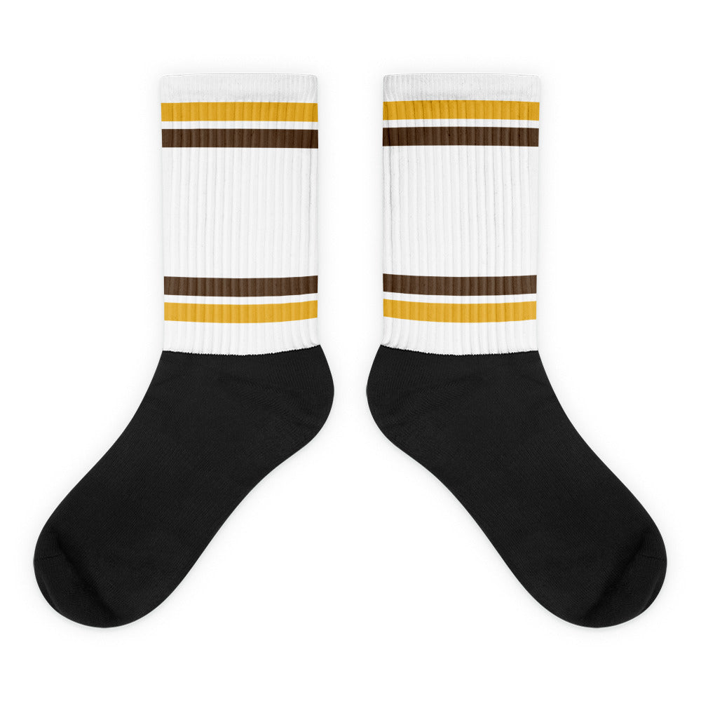 Wildfire Cigars Camp Counselor Socks facing the back