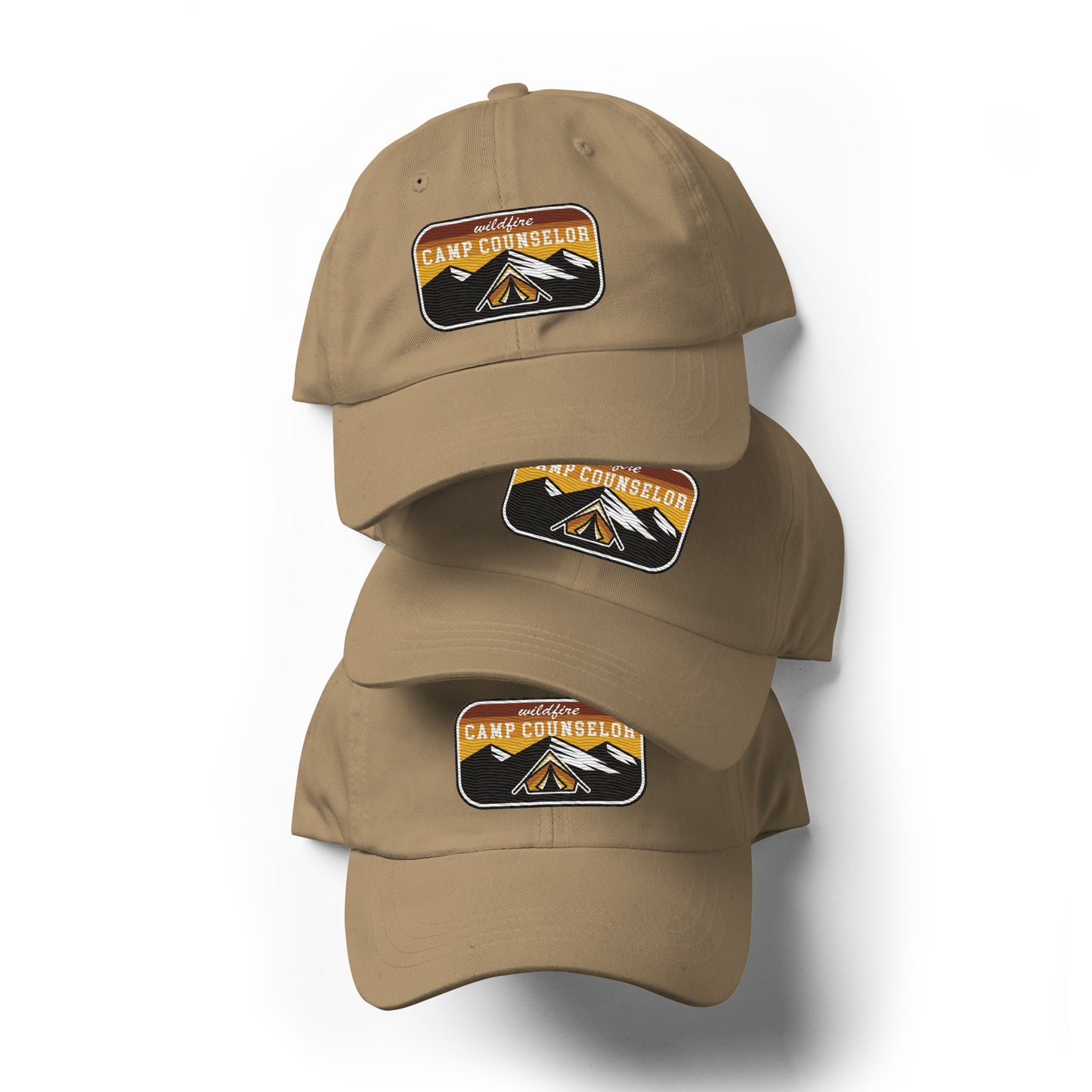 Wildfire Cigars embroidered khaki dad hat
