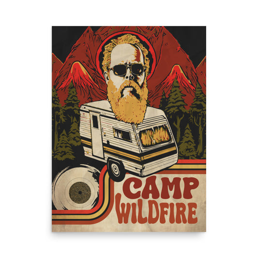 Wildfire Cigars Camp Wildfire 2023 Cigar tour poster print