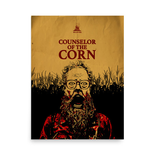 Wildfire Cigars Counselor of the Corn, cigar poster print