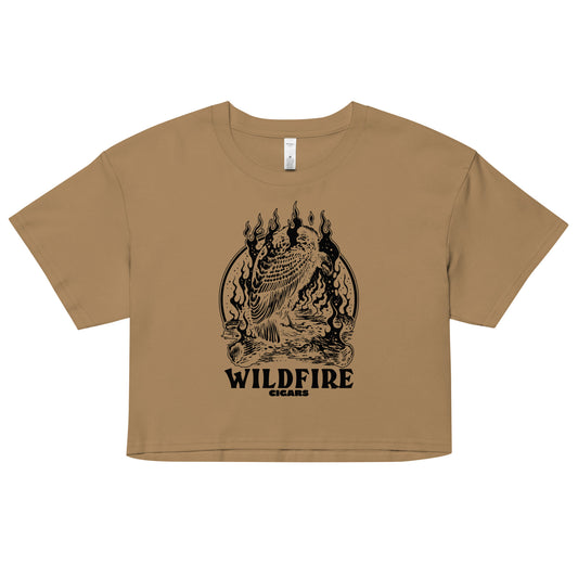 Wildfire Cigars black vulture on camel crop-top