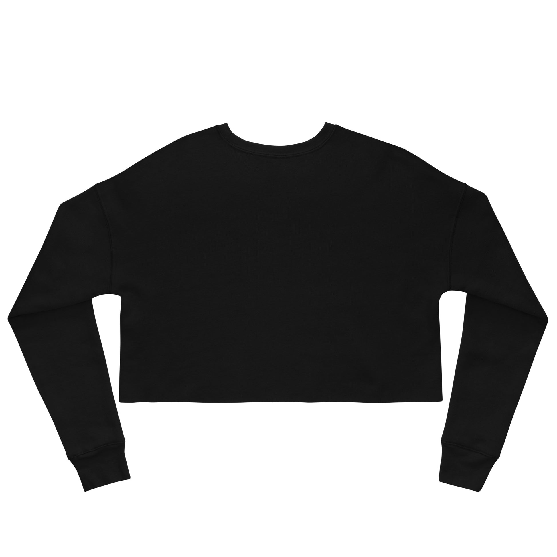 Wildfire Cigars Vulture cropped black sweatshirt facing the back