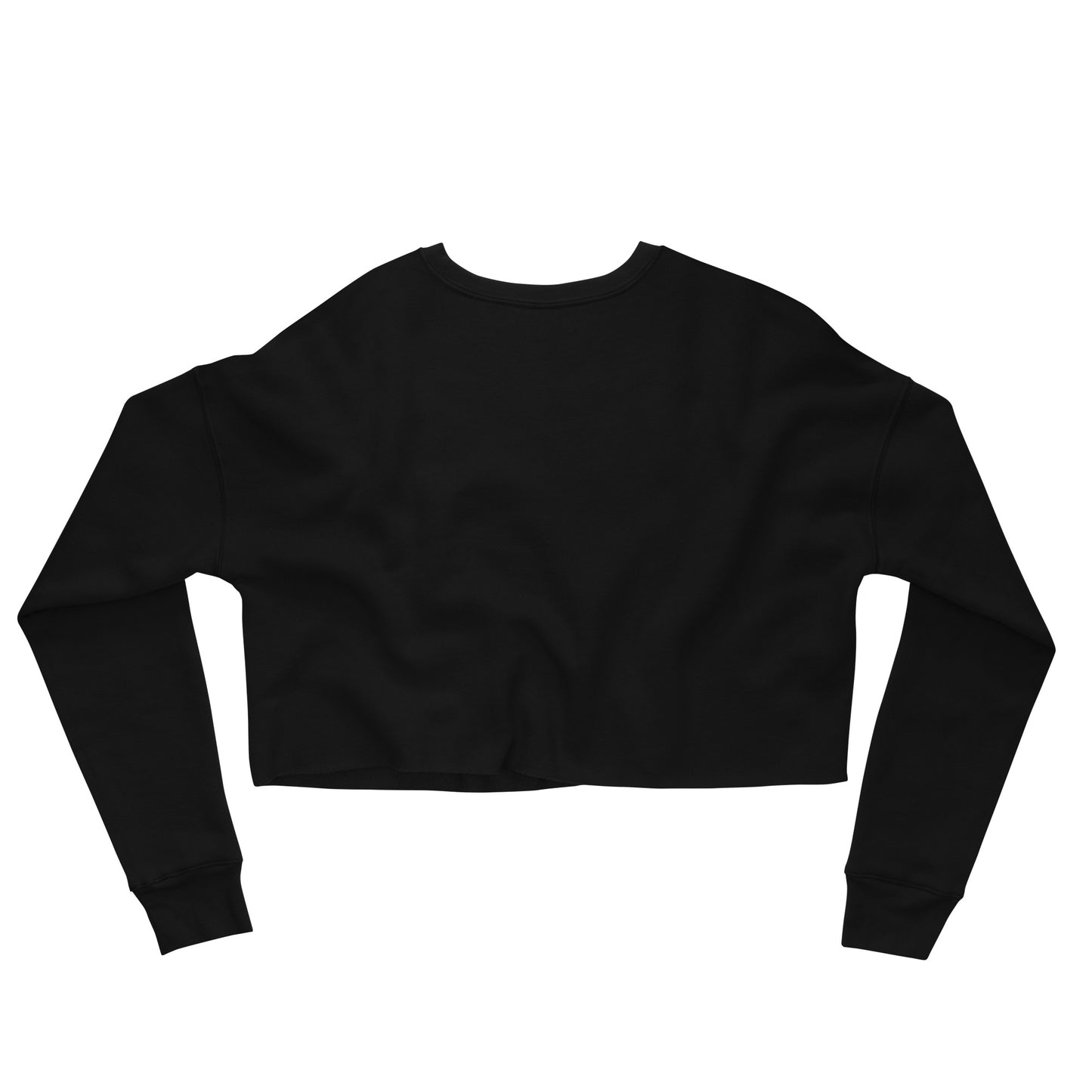 Wildfire Cigars Vulture cropped black sweatshirt facing the back