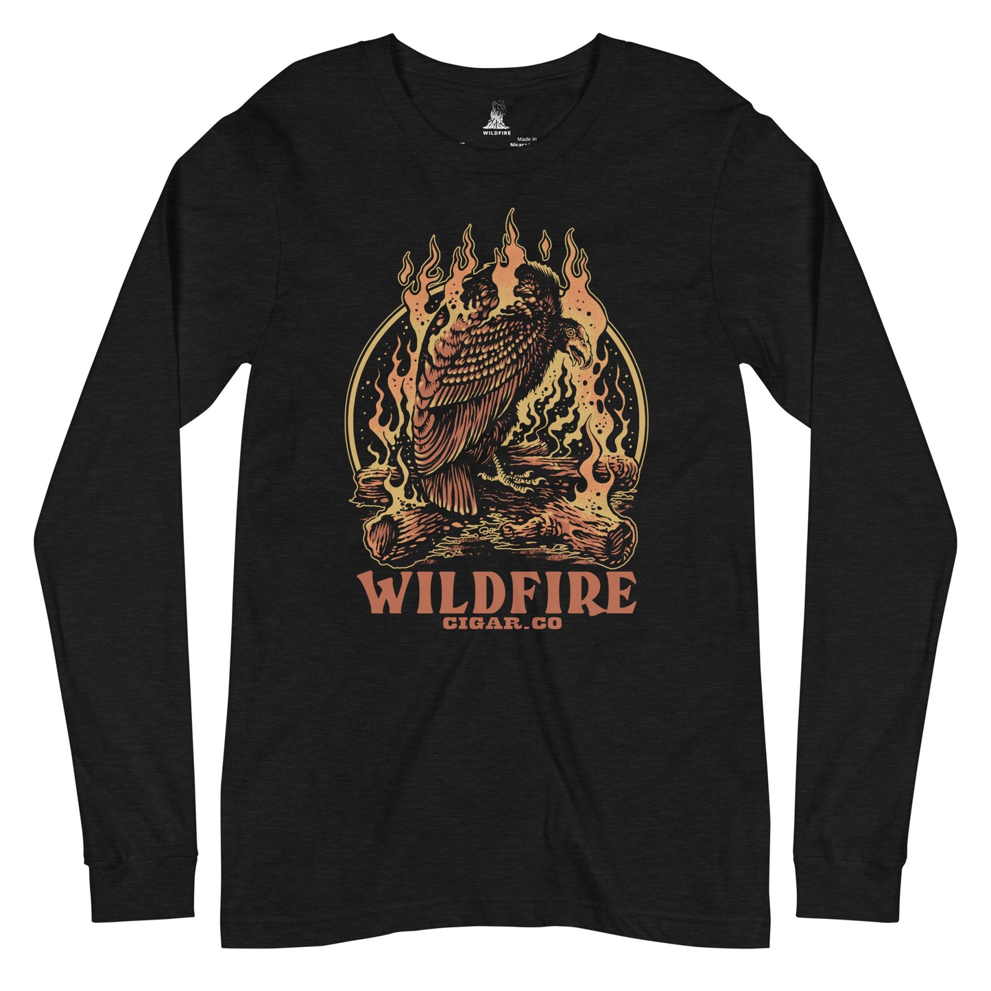 Wildfire Vulture Black Long Sleeve Tee